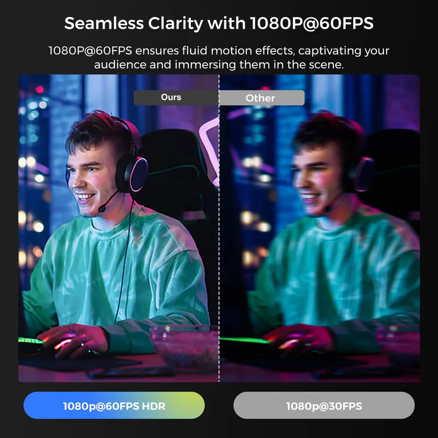 BowLift | 4K, 60fps Webcam for Streaming and Video Calls