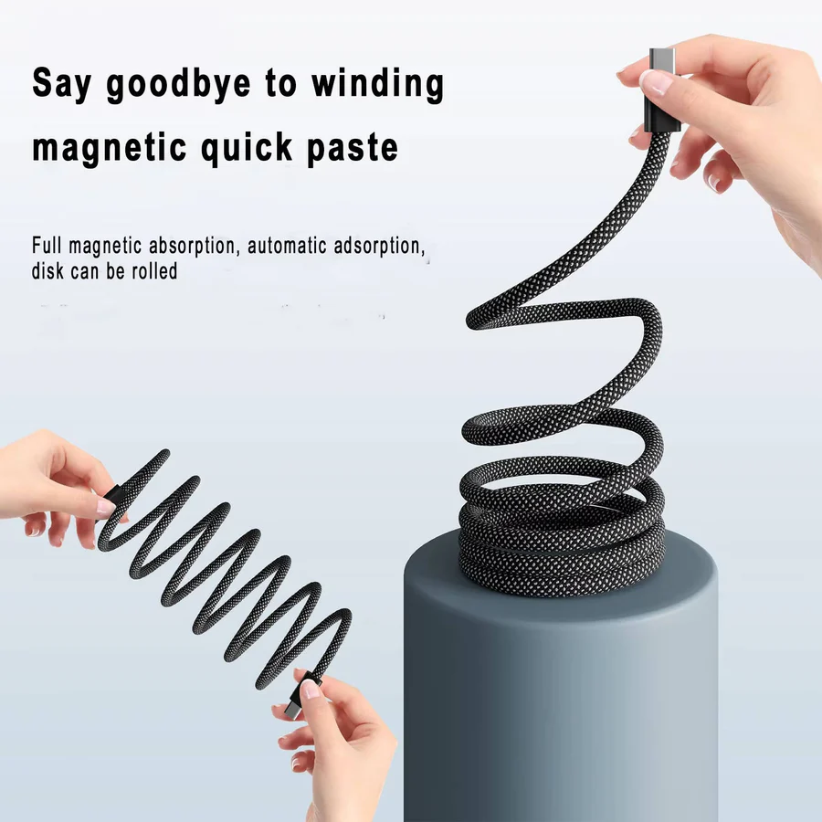 BowLift | Magnetic Anti Tangle Cable Super Fast Charging