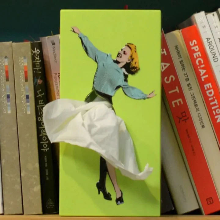 BowLift | Flying Skirt Tissue Box