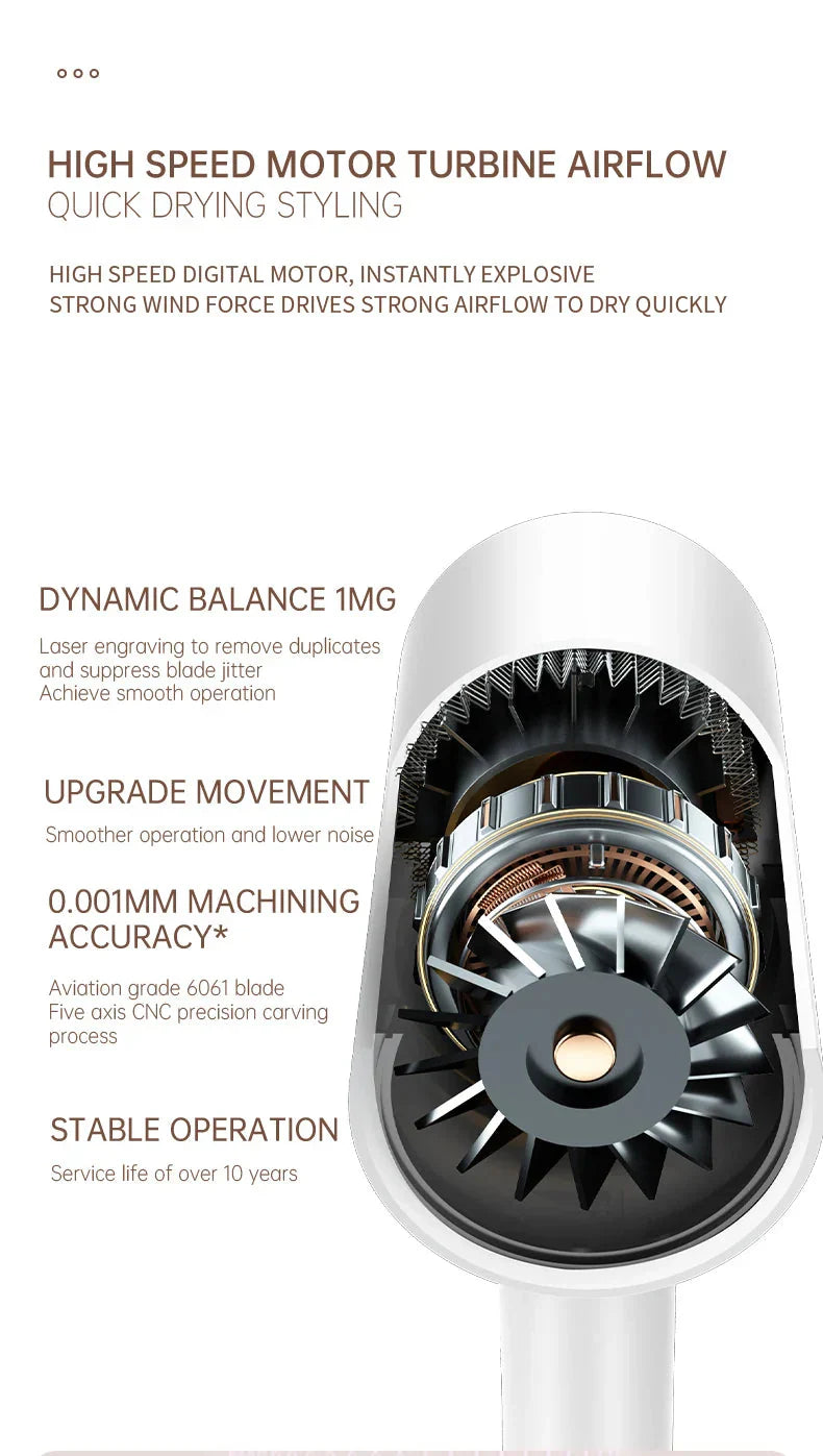 BowLift | High-performance hair dryer 2400W with cold and warm air function - Ion technology