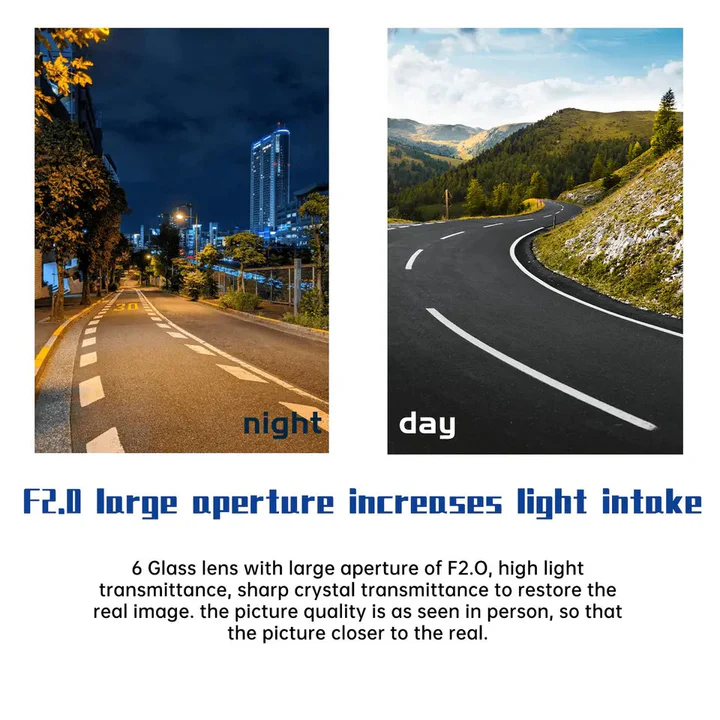 BowLift | 4" Touch Screen Front and Rear Dash Cam