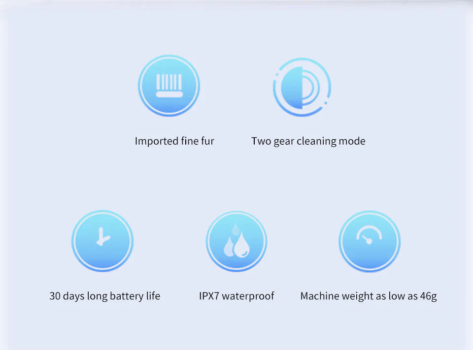 BowLift | Electric Sonic Toothbrush – Waterproof and USB rechargeable