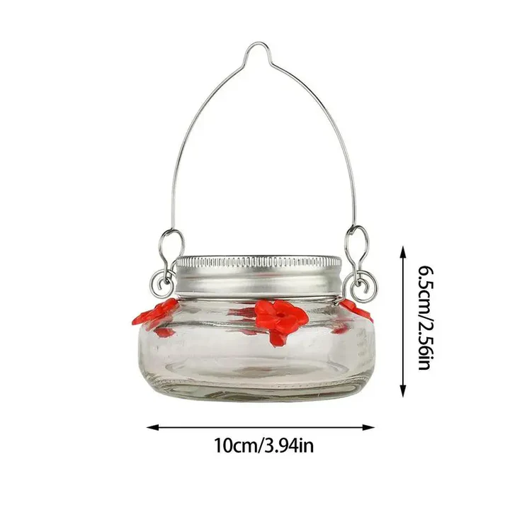 BowLift | Clear Flower Port Hummingbird Feeder