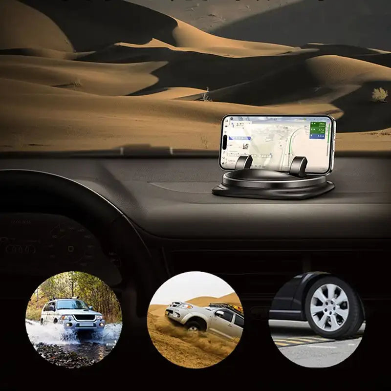 BowLift | 360° RotateX – Universal Rotating Car Phone Holder | Secure & Adjustable Mount for All Smartphones