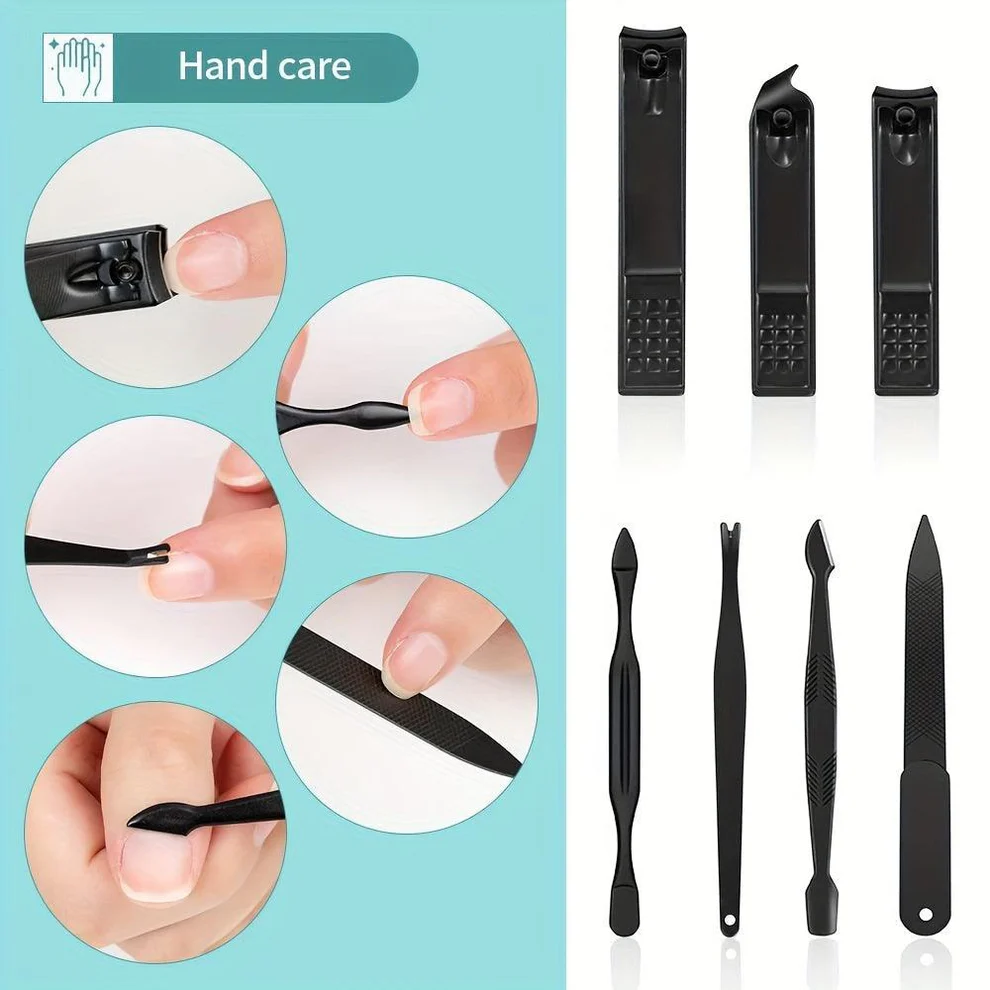 BowLift | Black Nail Clippers Kit