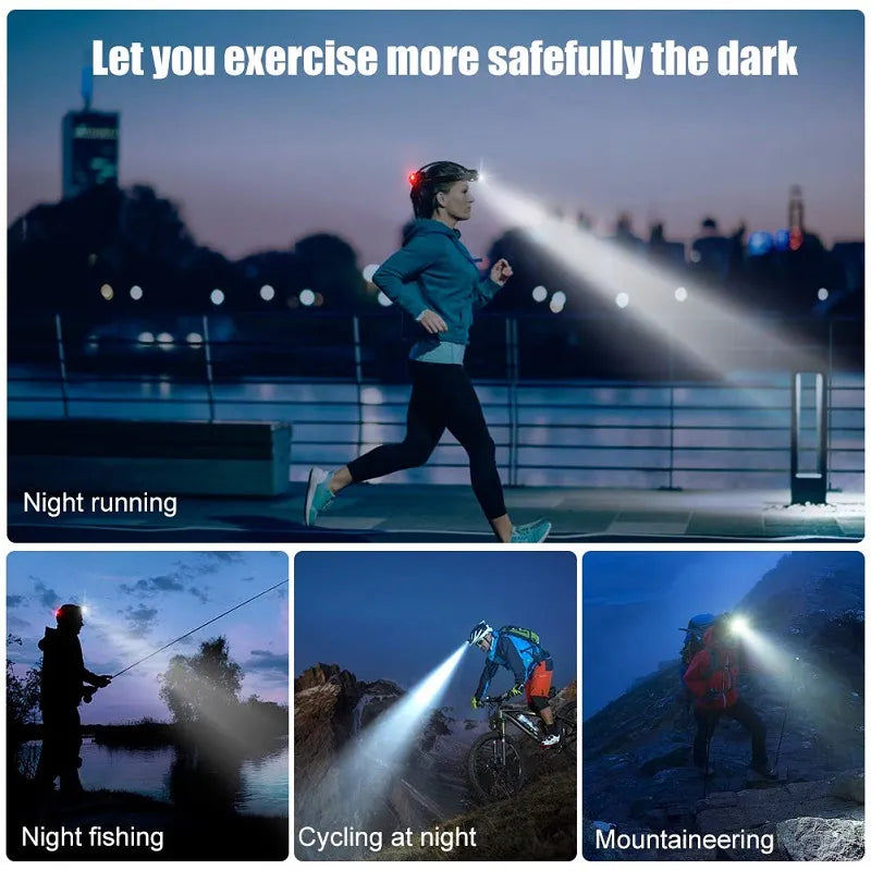 BowLift | Powerful Waterproof LED Headlamp with Zoom & Rechargeable Battery – Outdoor Adventure Light