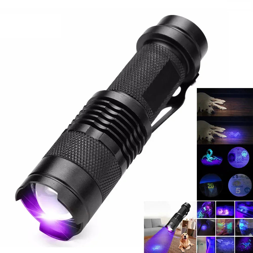 BowLift | LED UV Flashlight - Ultraviolet Inspection Lamp for Pet Urine and Stain Detection