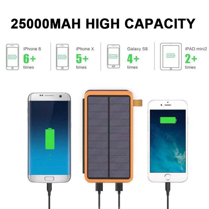 BowLift | 25000MAH High-Performance Solar Power Bank