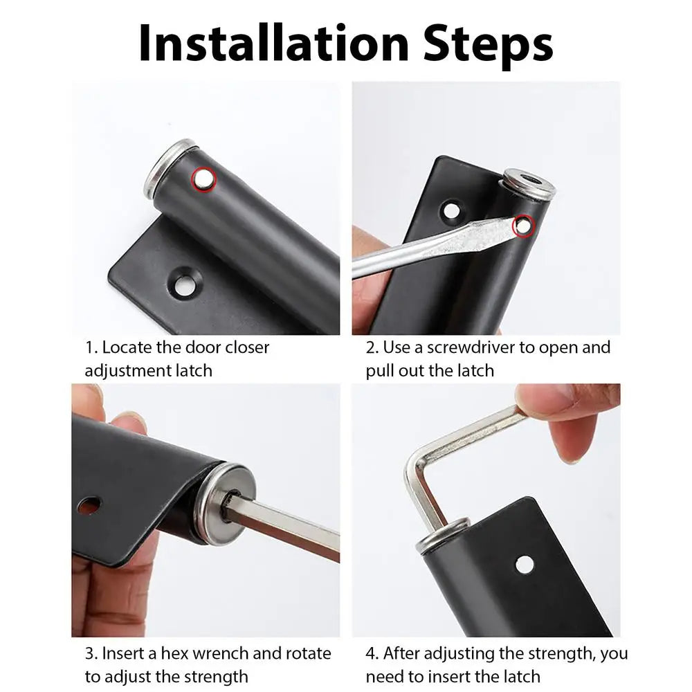 BowLift | Adjustable Door Closer with Internal Spring