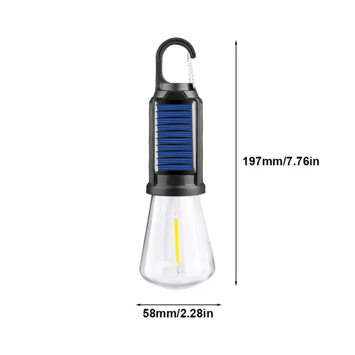 BowLift | Solar Rechargeable Hooked Camping Light