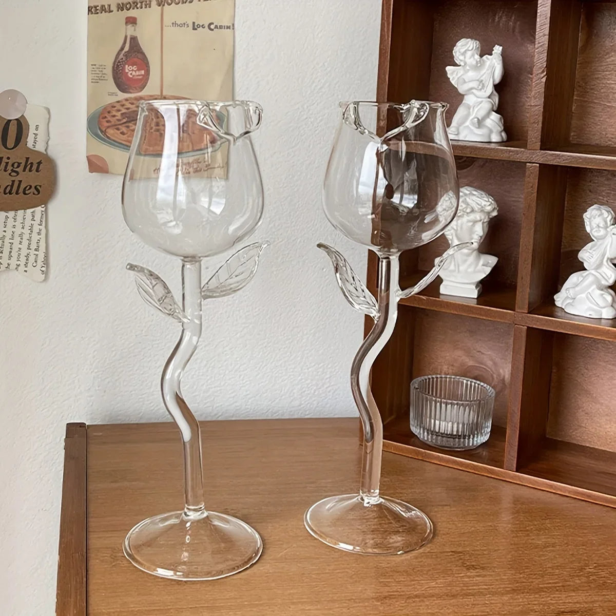 BowLift | 2Pcs Rose Shaped Wine Glass