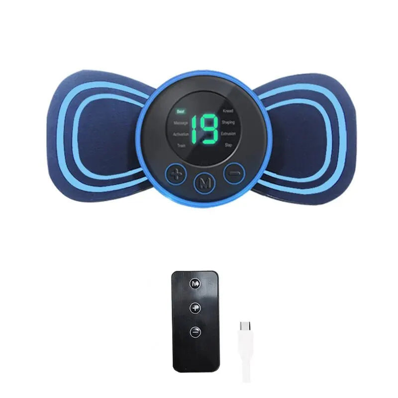 BowLift | Portable Electric Neck Massager | With Pad & Remote Control for Targeted Relaxation