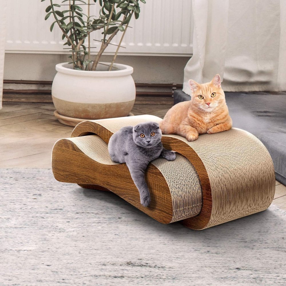 DreamLounge • 2 - in - 1 Cat Scratcher & Lounge Bed - Cat Scratcher - BowLift