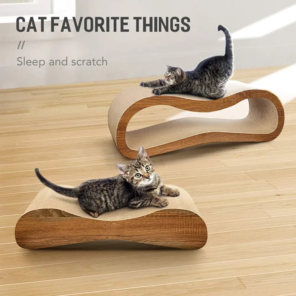 DreamLounge • 2 - in - 1 Cat Scratcher & Lounge Bed - Cat Scratcher - BowLift