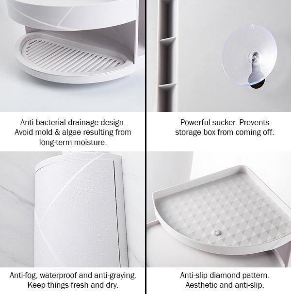 BowLift | Drill-less 360 Corner Shelf