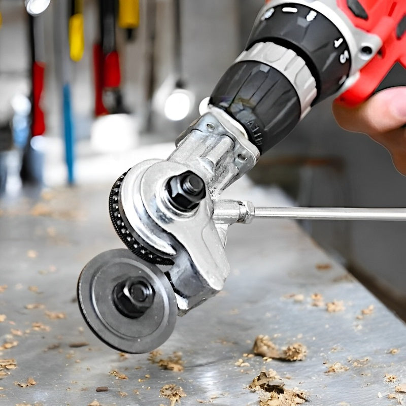 BowLift | Heavy-Duty Metal Cutting Adapter for Drill