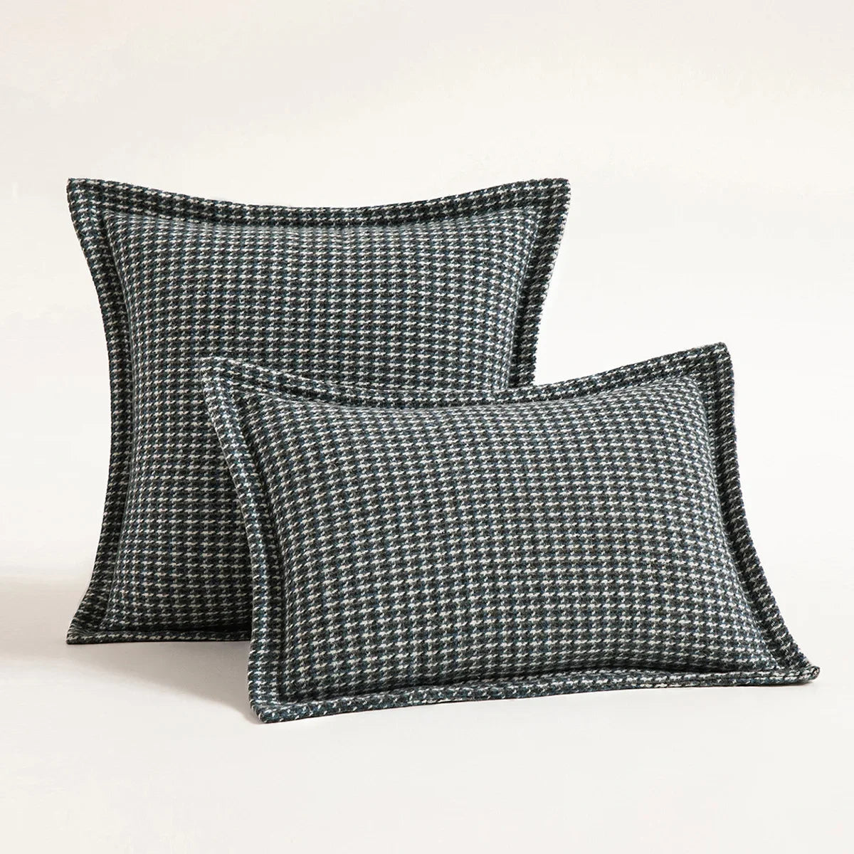 BowLift | Houndstooth Orange Jacquard Pillowcase