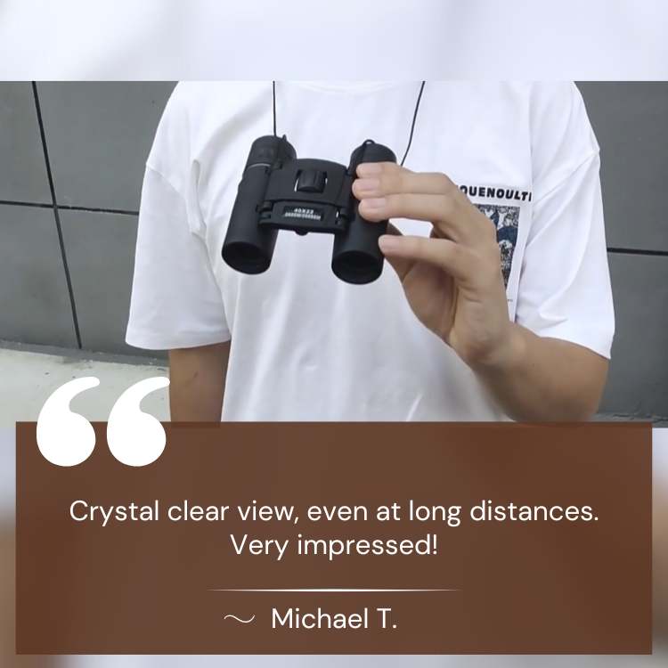 BowLift | 40x22 HD Long-Range Binoculars | Lightweight, Multi-Coated Lenses for Bird Watching, Wildlife Observation & Stargazing