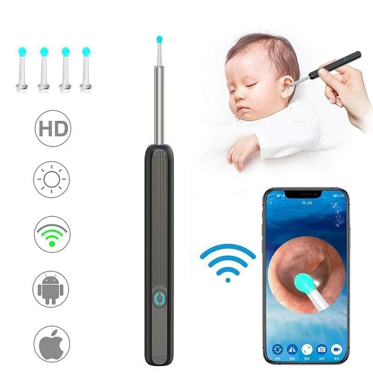 BowLift | Ear Cleaner with Endoscopic Camera 1080P