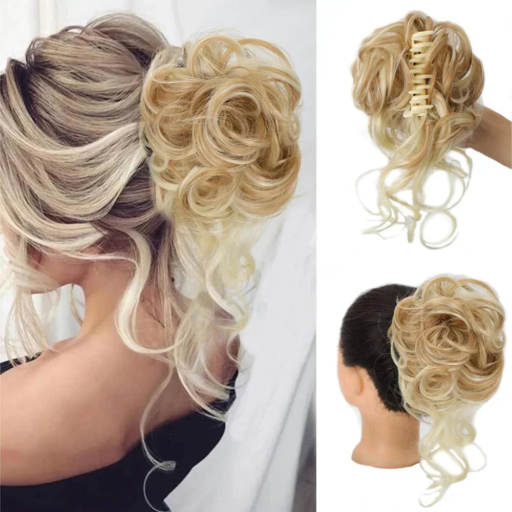 CurlyBun: Instant Curled Bun Hair Clip