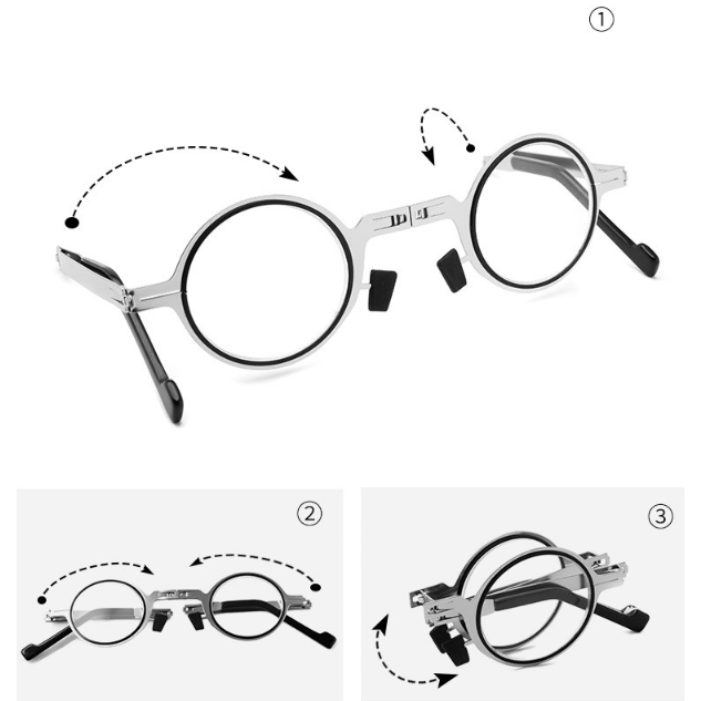 BowLift | Ultra Light Titanium Material Screwless Foldable Reading Glasses