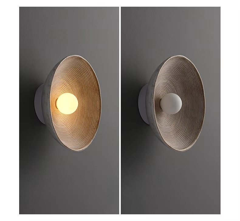 BowLift | Japanese Vintage Ridge Wall Lamp – Elegant Zen-Inspired LED Wall Light for Living Room, Bedroom & Hallways