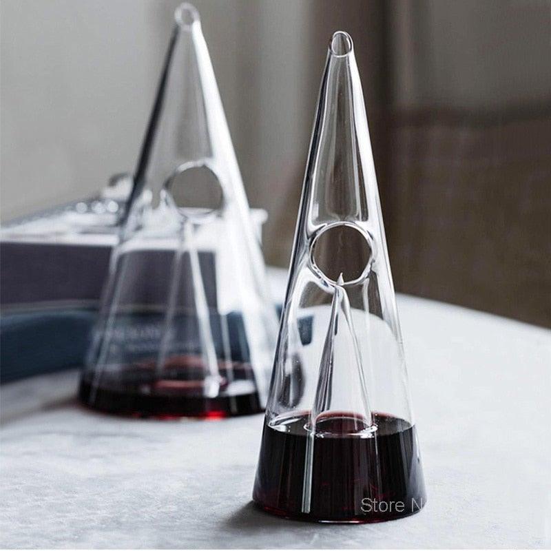 BowLift | Edifice Decanter - Handcrafted Glass Wine Decanter