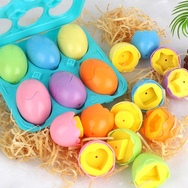 BowLift | Educational Toys Shape Colour Matching Eggs