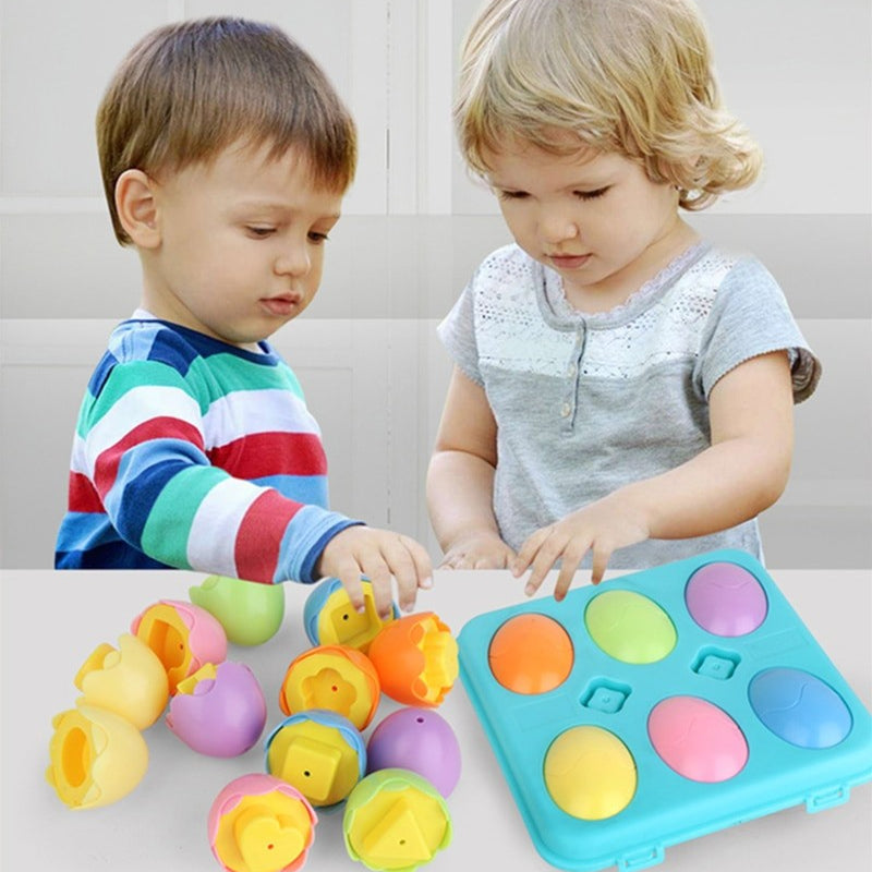 BowLift | Educational Toys Shape Colour Matching Eggs