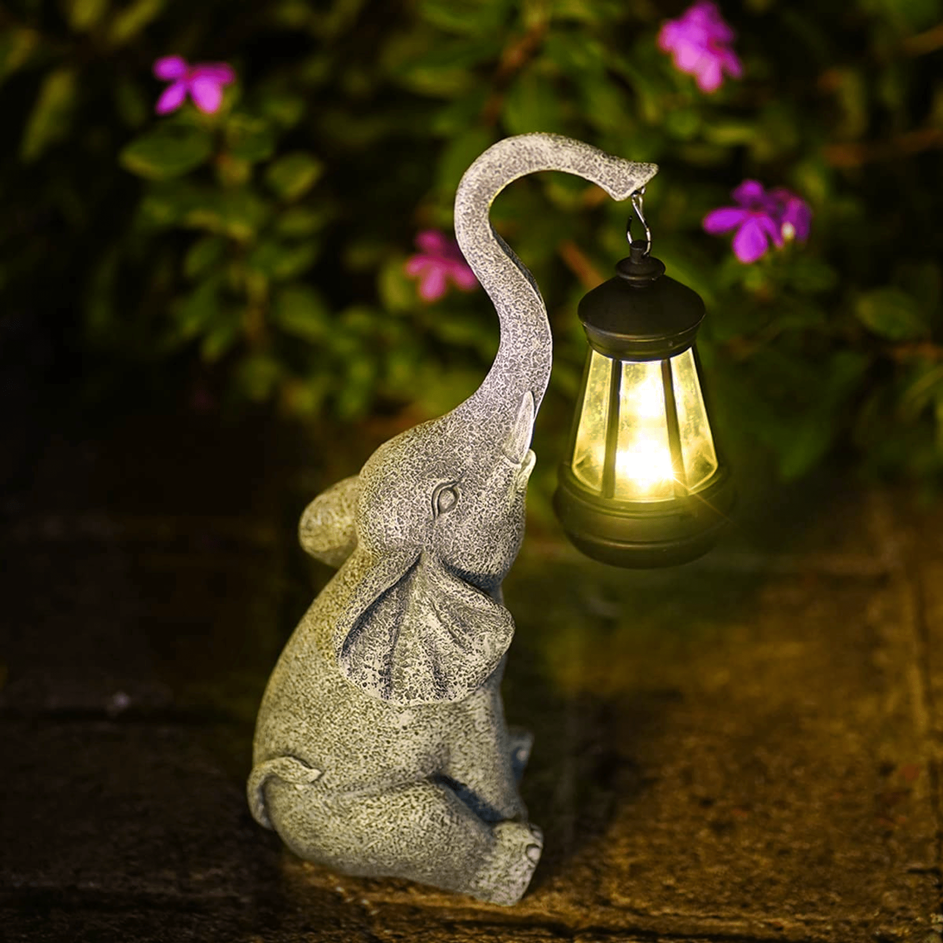 BowLift | Elephant Glow Solar Garden Light