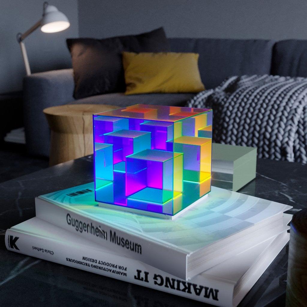 BowLift | Eternity Rubiks Cube Prism Lamp