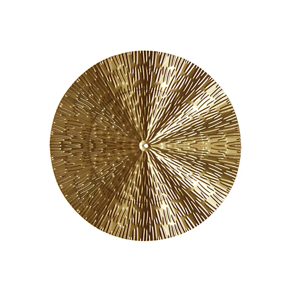 BowLift | Elegant Round Gold Metal Wall Hanging Decoration