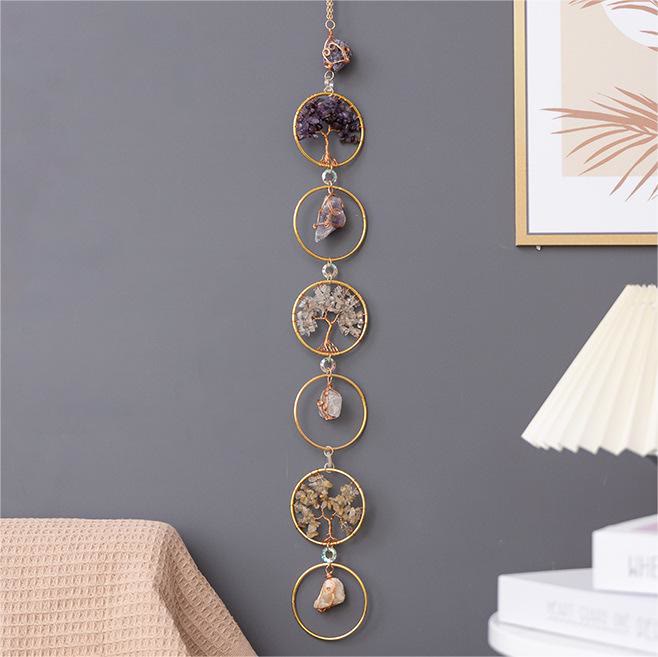 BowLift | Crystal Tree of Life 6 Rings Wall Decor Ornament