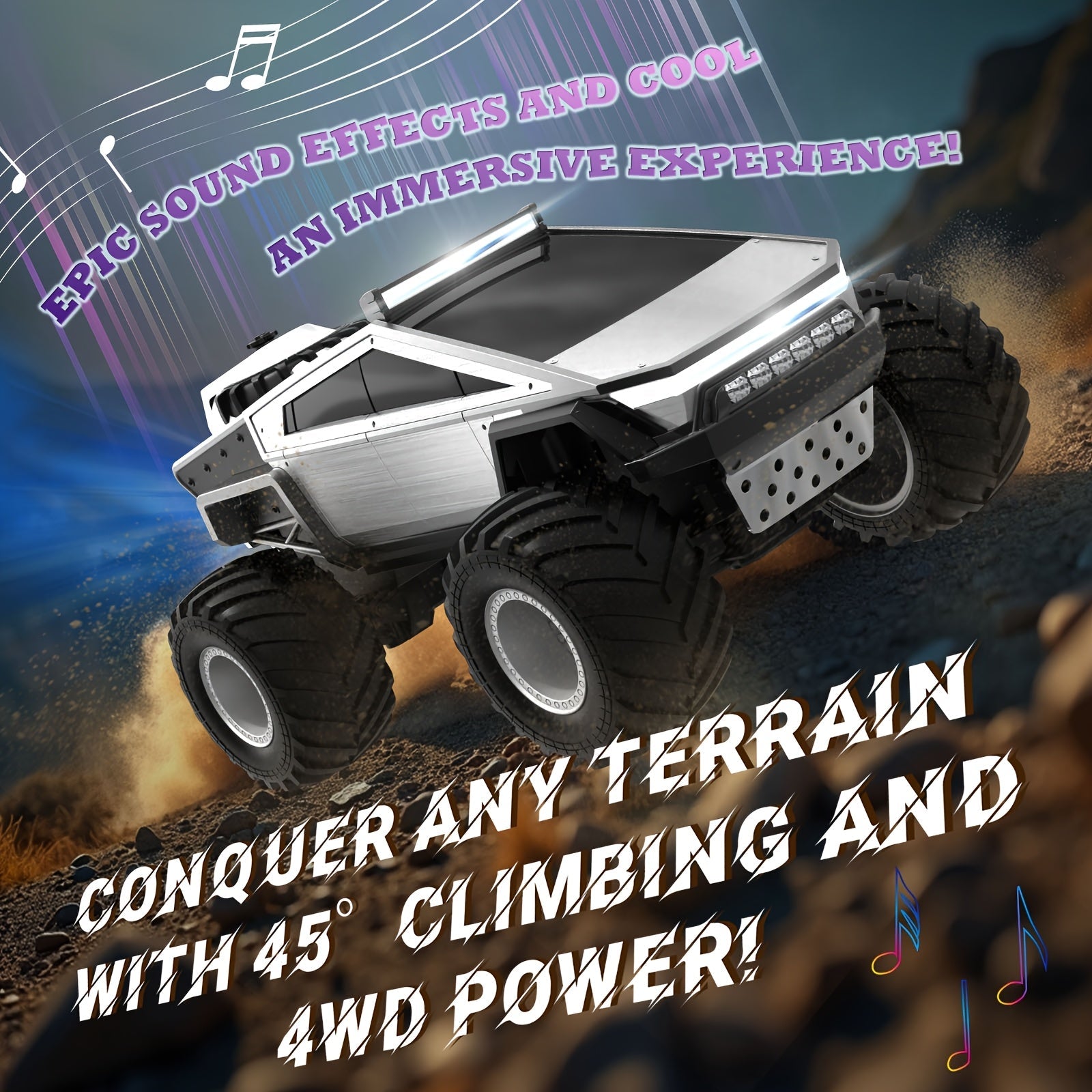 BowLift | Remote Control All Terrain Monster Truck