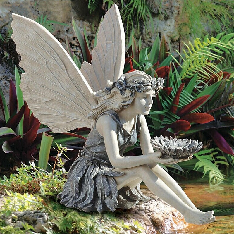 BowLift | Garden Fairy Statue