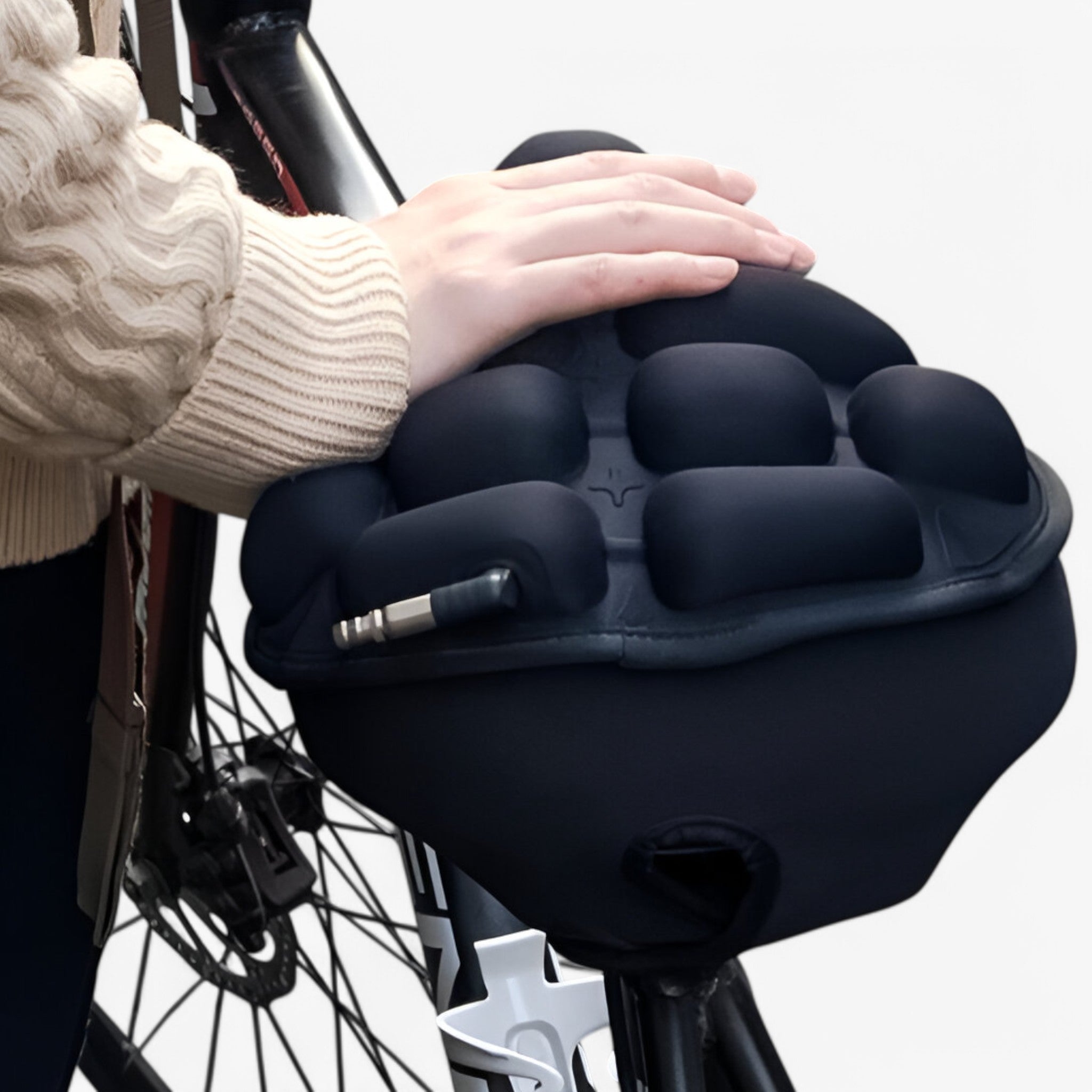 BowLift | AirSeat | Shock-Absorbing, Sweat-Free & Ultra-Comfortable Bike Seat Cushion