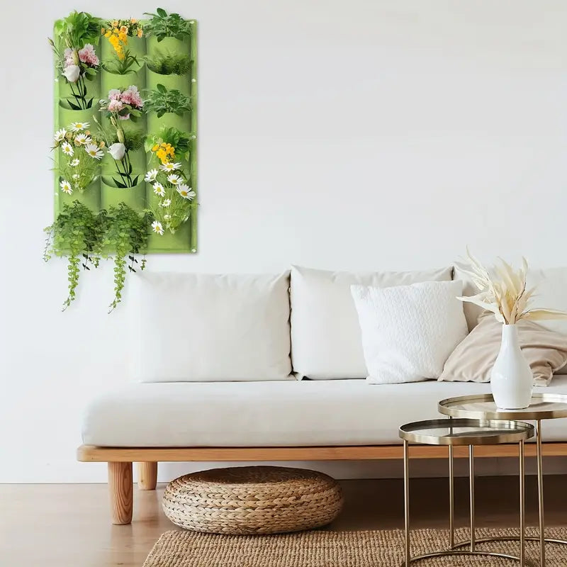 BowLift | Felt Plant Bag for Vertical Wall Mounting – Three-dimensional, Non-woven Plant Bag