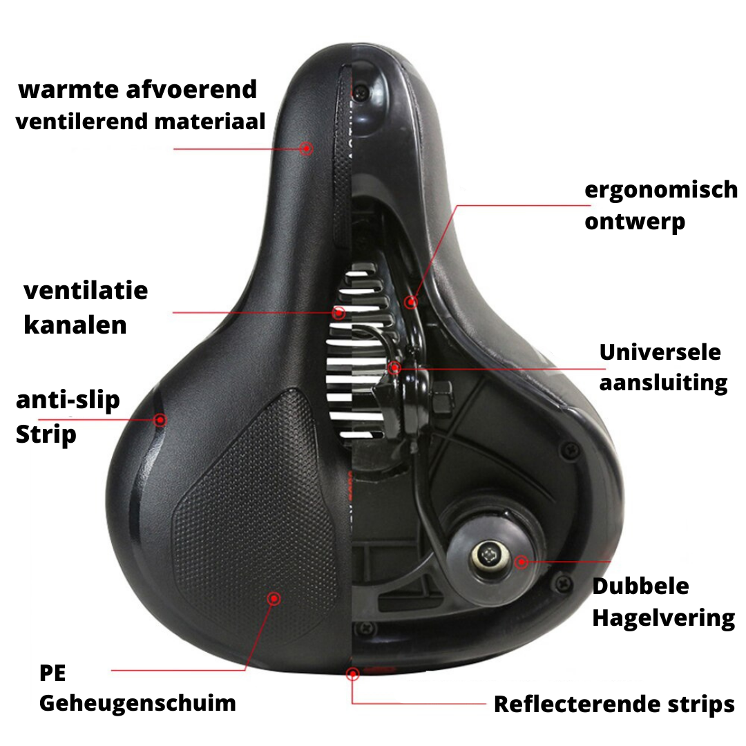 BowLift | Ergonomic Bike Saddle – Comfortable, Adjustable and Water Repellent