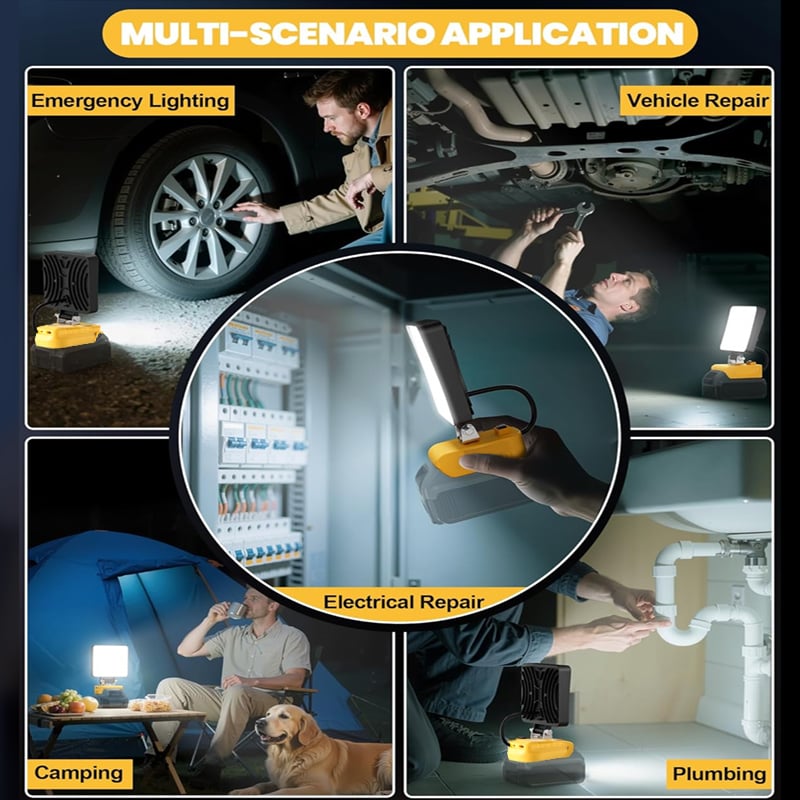 BowLift | Battery LED work light 3000 LM – Eye-friendly & with heat dissipation