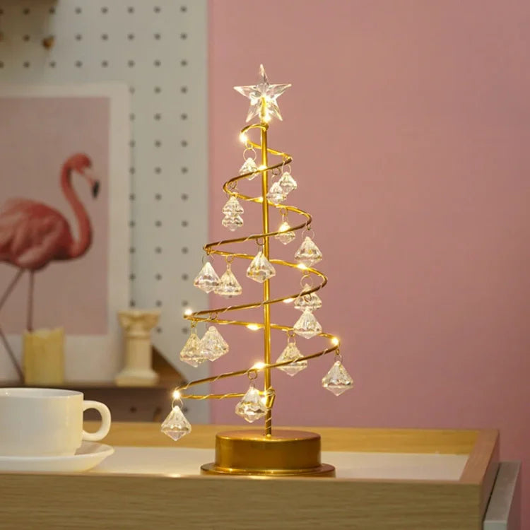 BowLift | Christmas Table Lamp with LED Spiral Design