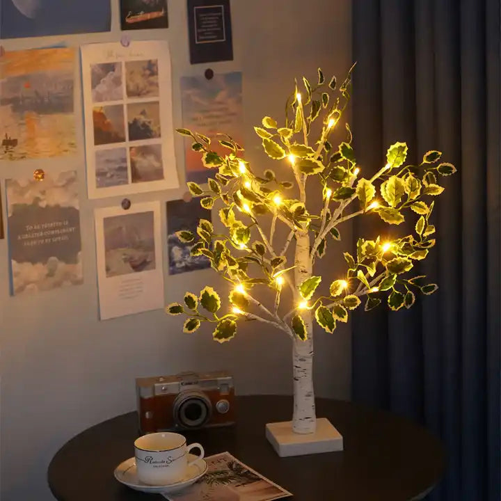 BowLift | Fairy Lights LED Tree with Green Leaves
