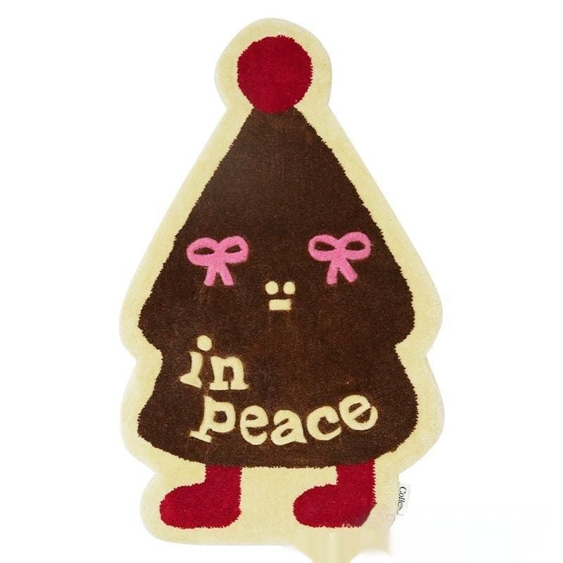 BowLift | Christmas Rug - Cashmere Irregular Shape Hallway Mat