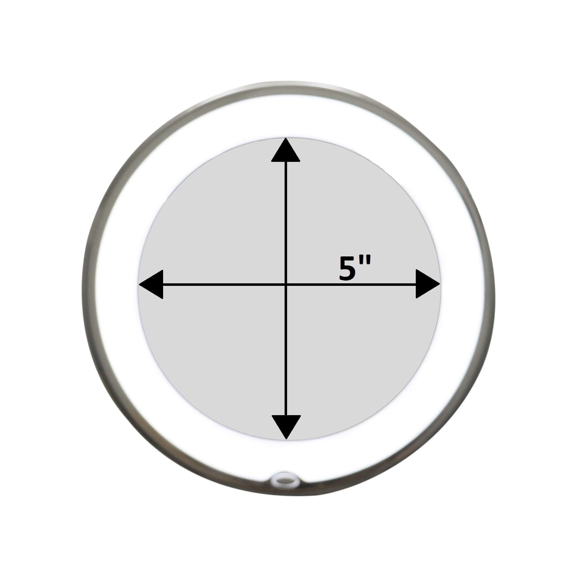 BowLift | ReflectFlex LED Magnifying Mirror with Flexible Gooseneck | 10x Magnification | Daylight LED | Cosmetic Mirror