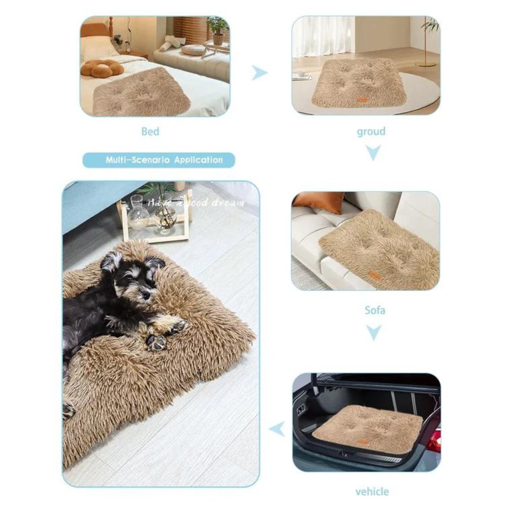 FluffRest • Plush Dog Bed - Dog Bed - BowLift