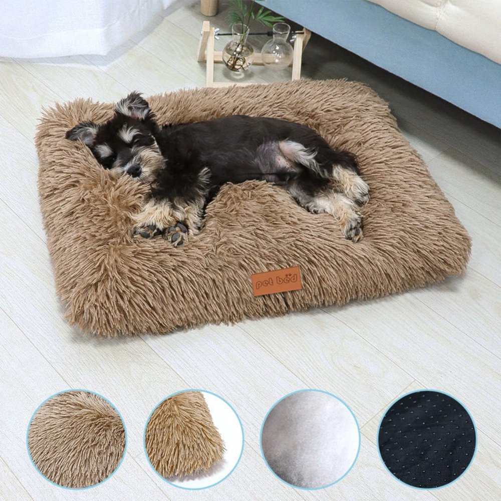 FluffRest • Plush Dog Bed - Dog Bed - BowLift