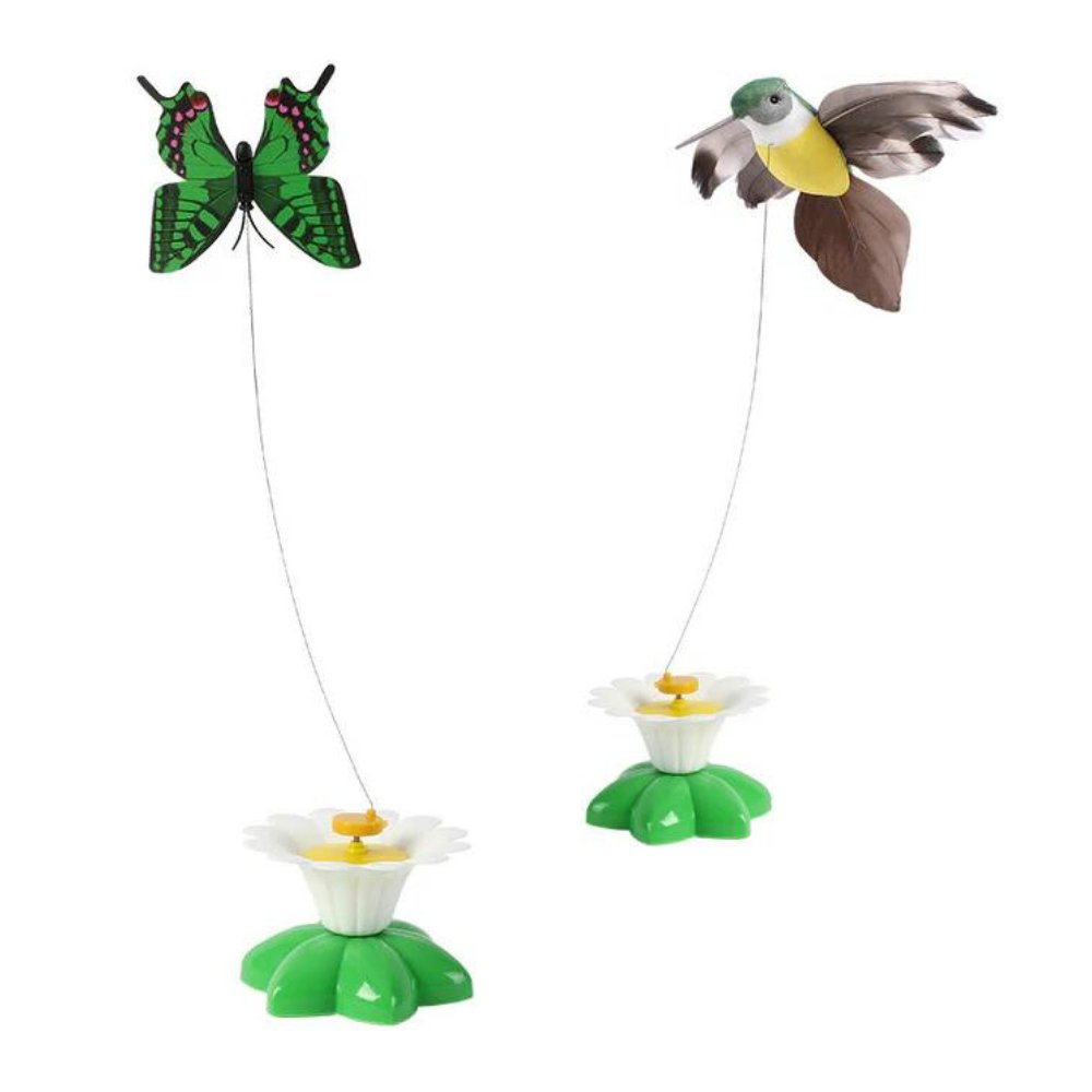 FlyWhirl • Interactive Flying Bird Toy for Cats - Interactive Cat Toy - BowLift