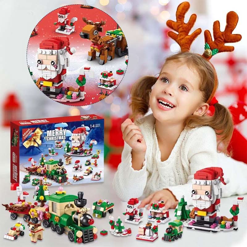 BowLift | Creative Advent calendar with 12 building blocks for Christmas tree fun
