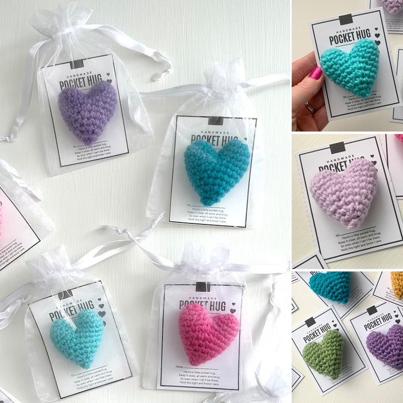 BowLift | Pocket Hug Crocheted Heart Small Gift