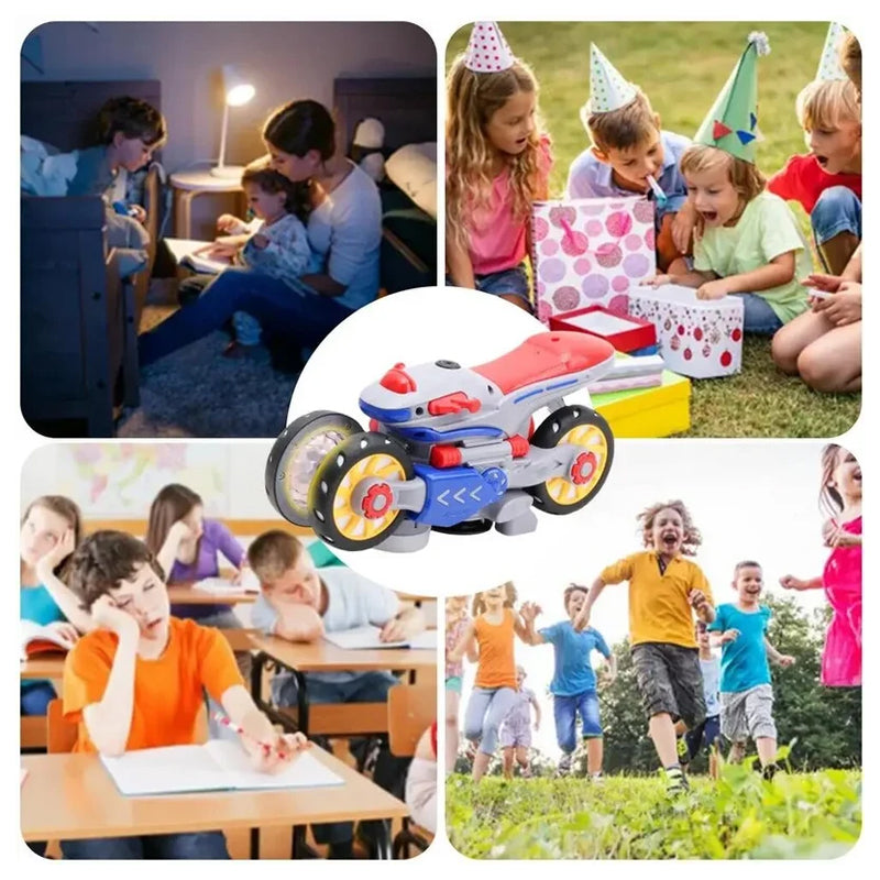 BowLift | Electric Light and Music Deformation Motorcycle