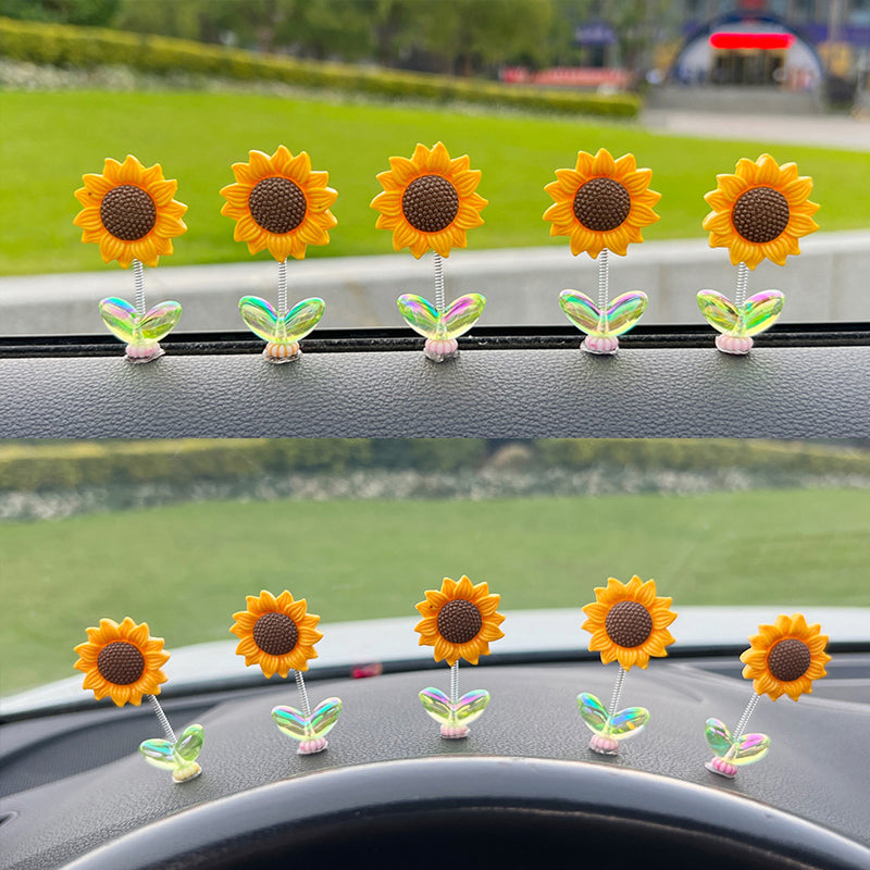 BowLift | Cute Sunflower Car Ornament